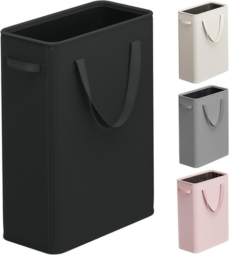 50l slim laundry hamper small - 50l, hamper,